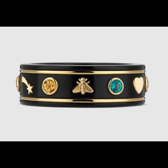 Brand new icon ring with gemstone - Picture 2 of 3